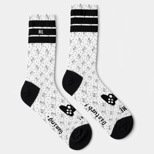 Ik gok witte Sokken (Rechts)