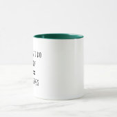 Ik Golf, Ik Weet Dingen Mok - Grappige Koffiekop (Midden)