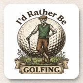 Ik golf liever bier onderzetter (Voorkant)