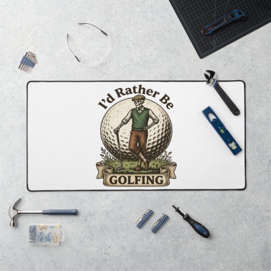 Ik golf liever bureaumat (Werkstation)