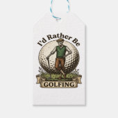 Ik golf liever cadeaulabel (Voorkant)