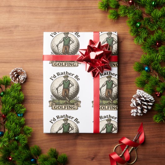 Ik golf liever cadeaupapier (Feestdagen Geschenken)
