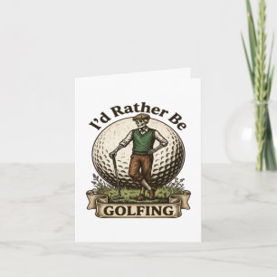 Ik golf liever feestdagen kaart