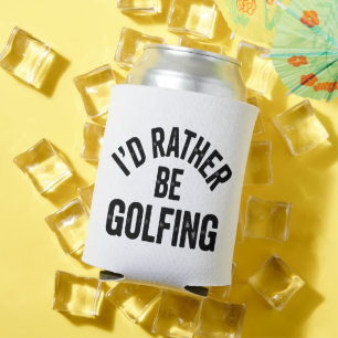 Ik golf liever Grappig Cadeau voor Golfer Blikjeskoeler