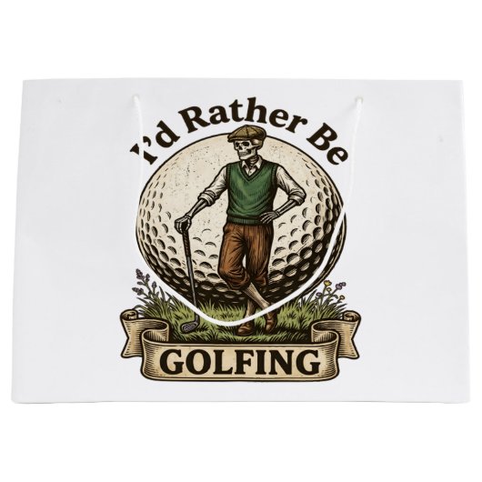 Ik golf liever groot cadeauzakje (Voorkant)