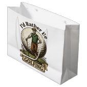 Ik golf liever groot cadeauzakje (Voorkant Gekanteld)