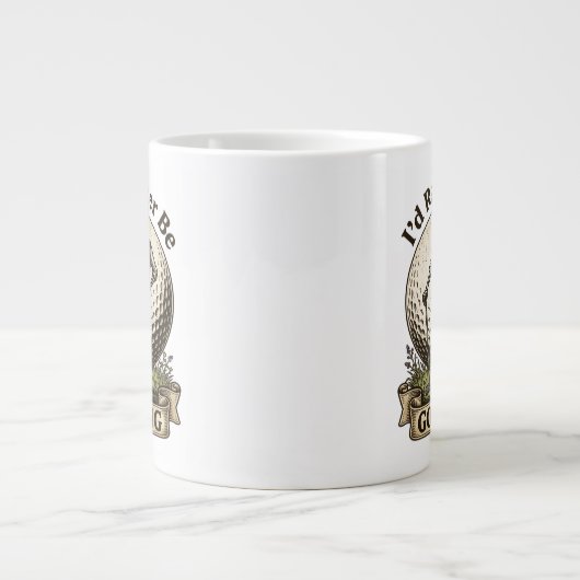 Ik golf liever grote koffiekop (Voorkant)
