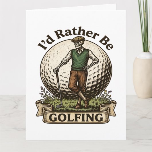 Ik golf liever kaart (Voorkant)