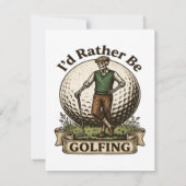 Ik golf liever kaart (Achterkant)
