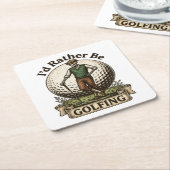 Ik golf liever kartonnen onderzetters (Schuin)