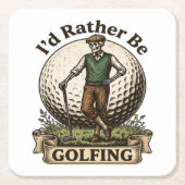 Ik golf liever kartonnen onderzetters (Voorkant)