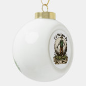 Ik golf liever keramische bal ornament (Links)