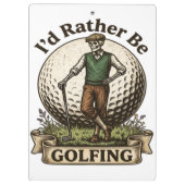 Ik golf liever klembord (Achterkant)