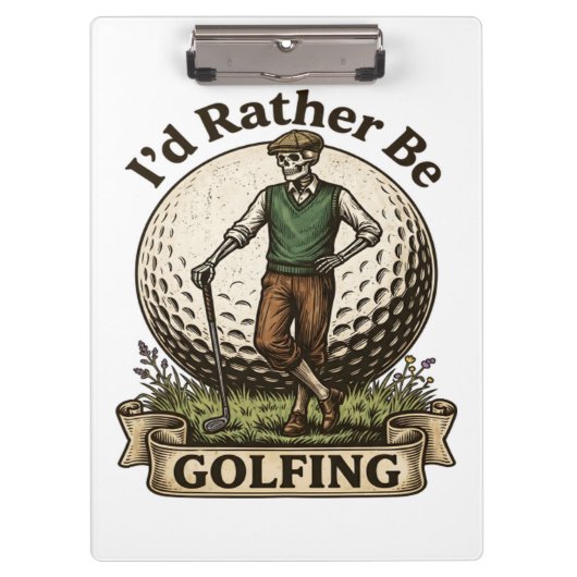 Ik golf liever klembord (Voorkant)