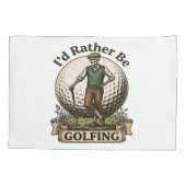 Ik golf liever kussensloop (Achterkant)