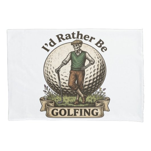 Ik golf liever kussensloop (Voorkant)