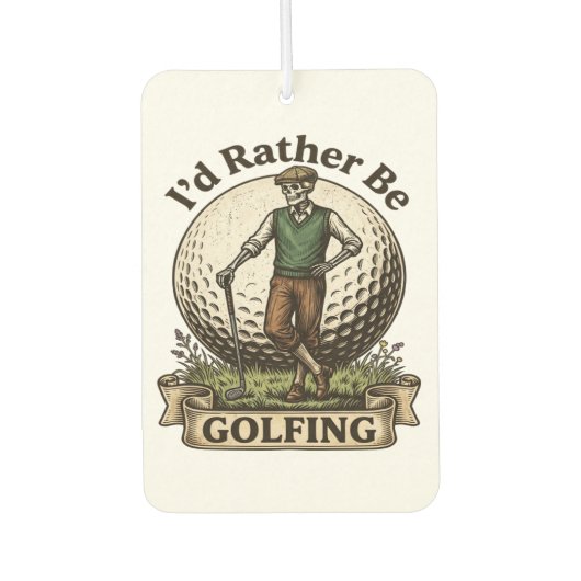 Ik golf liever luchtverfrisser (Voorkant)