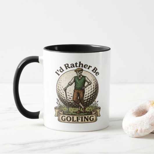 Ik golf liever mok (Met donut)