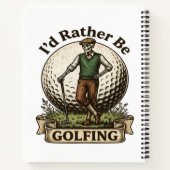Ik golf liever notitieboek (Achterkant)
