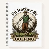 Ik golf liever notitieboek (Voorkant)