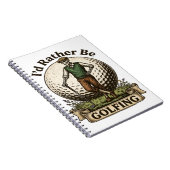 Ik golf liever notitieboek (Rechterzijde)