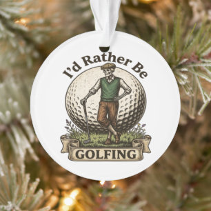 Ik golf liever ornament