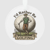 Ik golf liever ornament (achterkant)