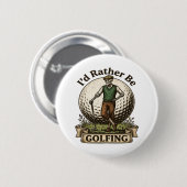 Ik golf liever ronde button 5,7 cm (Voorkant /achterkant)