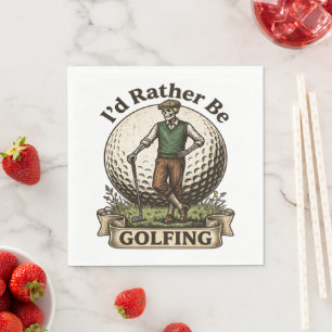 Ik golf liever servet