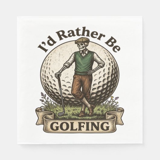 Ik golf liever servet (Voorkant)