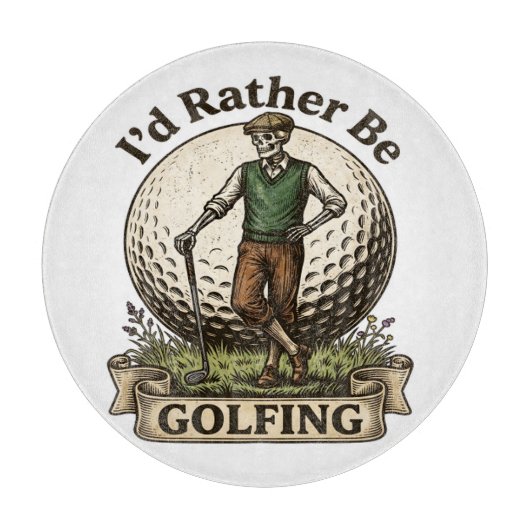 Ik golf liever snijplank (Voorkant)