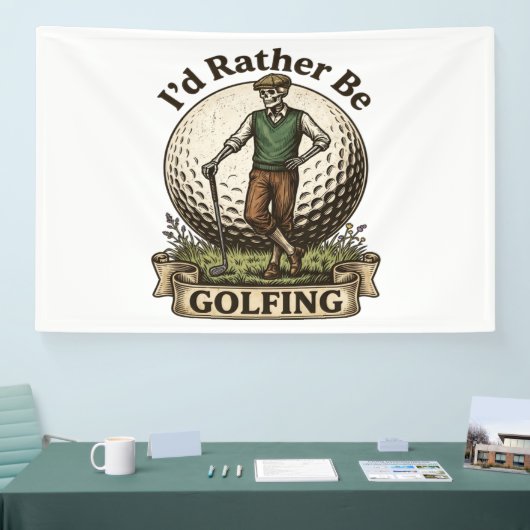 Ik golf liever spandoek (Beurs)