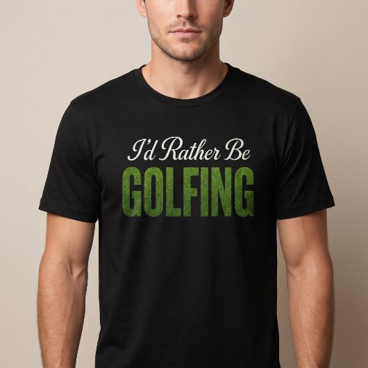 Ik golf liever t-shirt