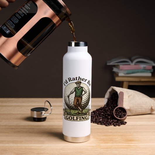 Ik golf liever waterfles (Koffie (Gedraaid) )