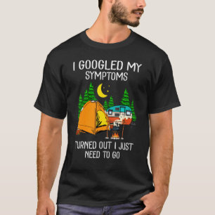 Ik googelde mijn symptomen bleek dat ik het maar m t-shirt