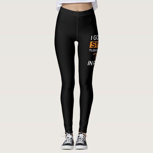 Ik googelde mijn symptomen en ik heb alleen Trump Leggings (Voorkant)