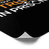 Ik googelde mijn symptomen en ik heb alleen Trump  Poster (Hoek)