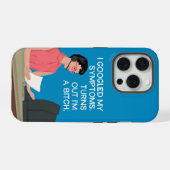 Ik googelde mijn symptomen... iPhone hoesje (Achterkant horizontaal)