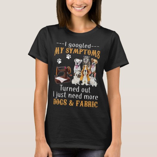 Ik Googlede Mijn Symptomen Bleek Dat Ik Gewoon Mee T-shirt (Voorkant)