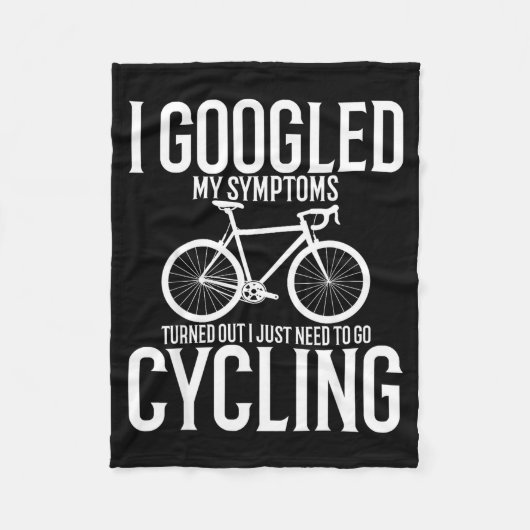 Ik Googlede Mijn Symptomen Het Blijkt Dat Ik Eenvo Fleece Deken (Voorkant)