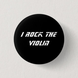 Ik gooi de Violin Ronde Button 3,2 Cm