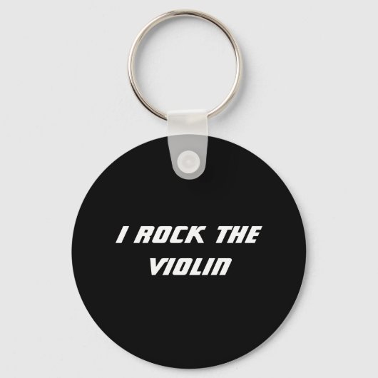 Ik gooi de Violin Sleutelhanger (Voorkant)
