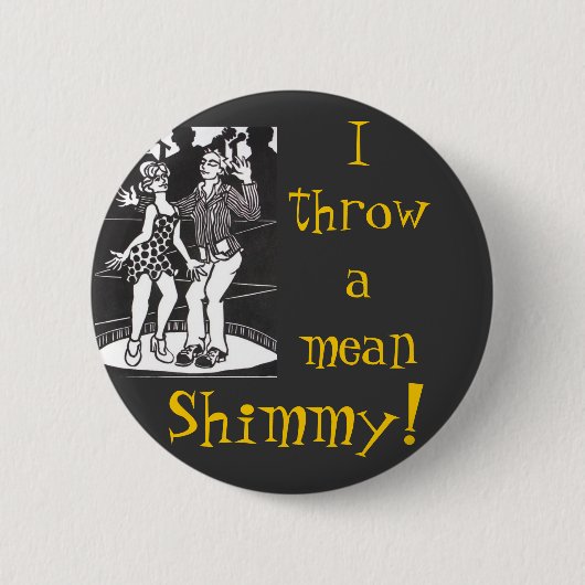 Ik gooi een gemiddelde shimmy. ronde button 5,7 cm (Voorkant)