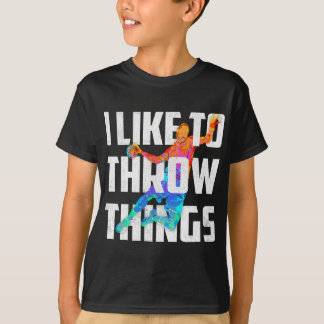 ik gooi graag dingen Kinder T-shirt