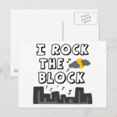 Ik gooi het blok briefkaart (Voorkant / Achterkant)