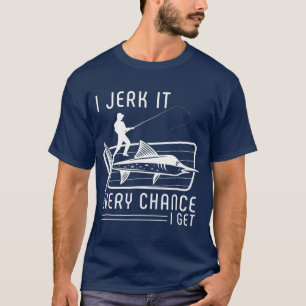 Ik gooi het elke kans die ik krijg Gevist T-shirt