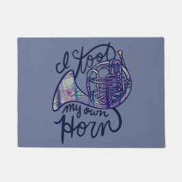 Ik gooi mijn eigen hoorn deurmat