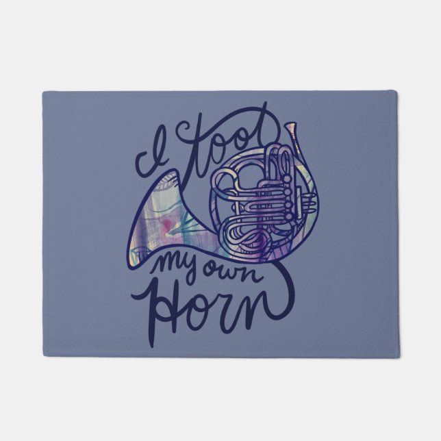 Ik gooi mijn eigen hoorn deurmat (Voorkant)