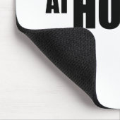 Ik gooi stenen naar huizen die krullen muismat (Hoek)