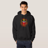 Ik gooi ze neer Je Drink ze Beer Pong Hoodie (Voorkant volledig)